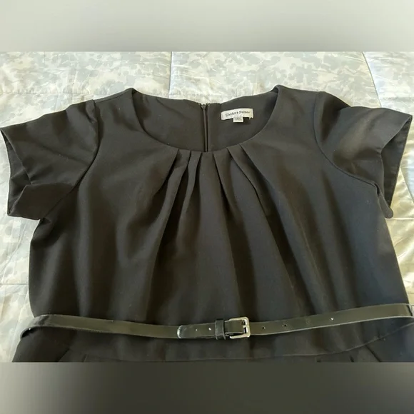 SHELBY AND PALMER Black dress, size 14 - Picture 2 of 11